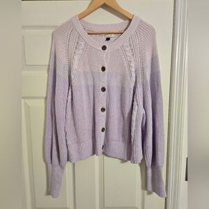 Universal Thread chunky sweater ombre purple size XL